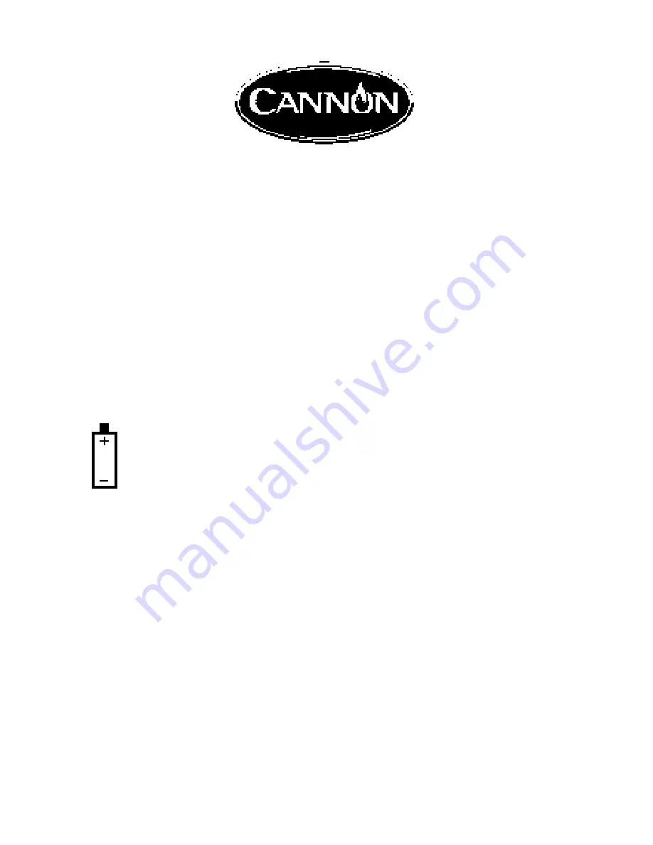 Cannon STRATFORD 10530G Use And Installation Instructions Download Page 1