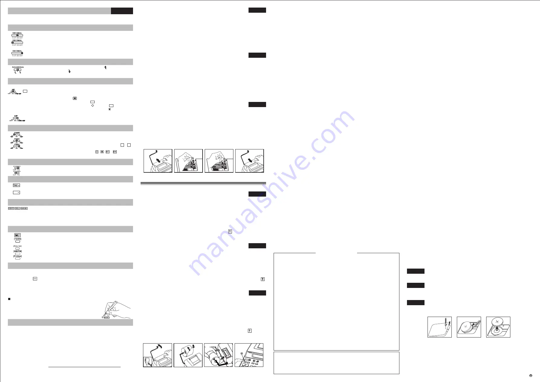 Canon 12-Digit Fluorescent Instructions Download Page 2