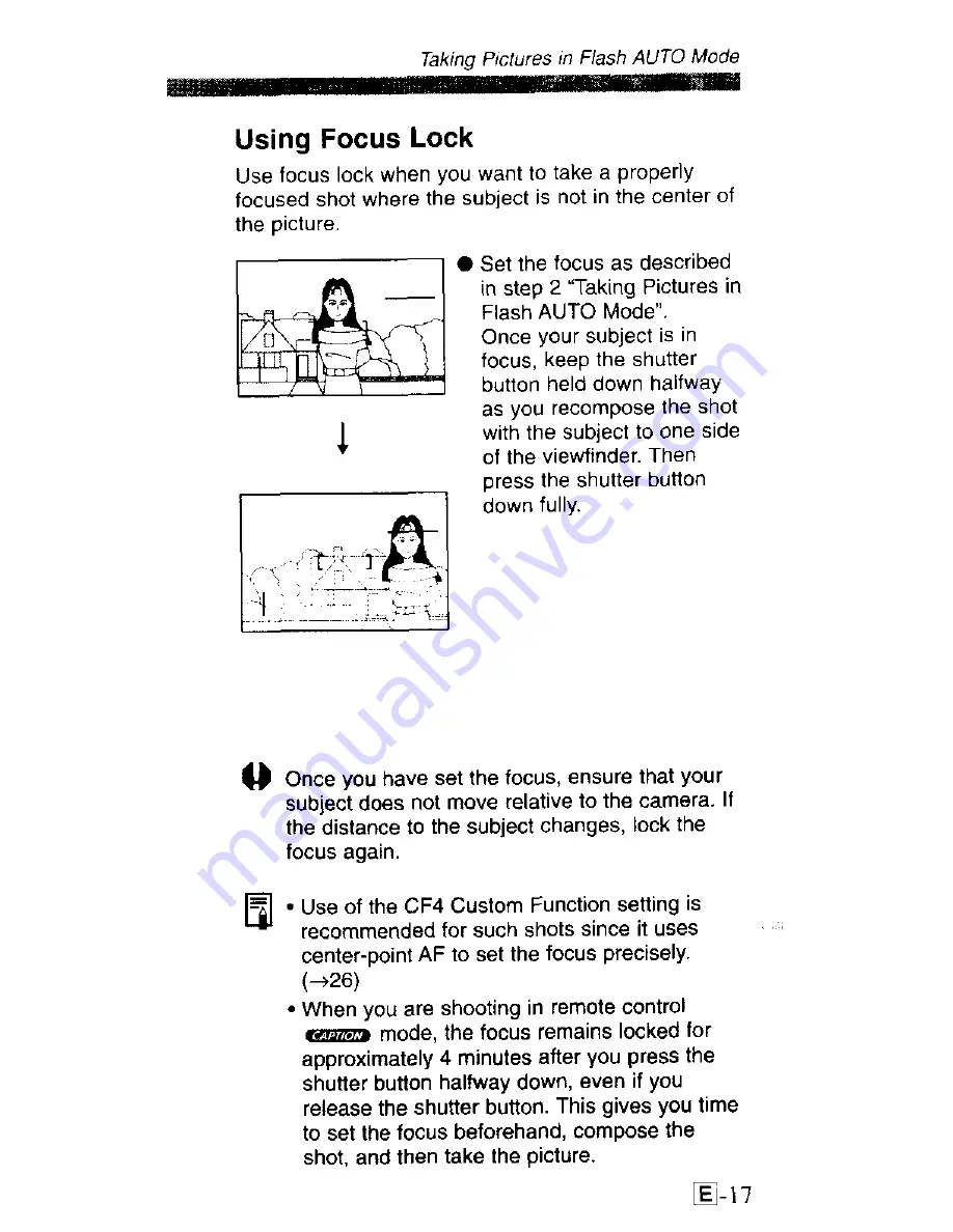 Canon 130u - Sure Shot II 35mm Camera Instructions Manual Download Page 17