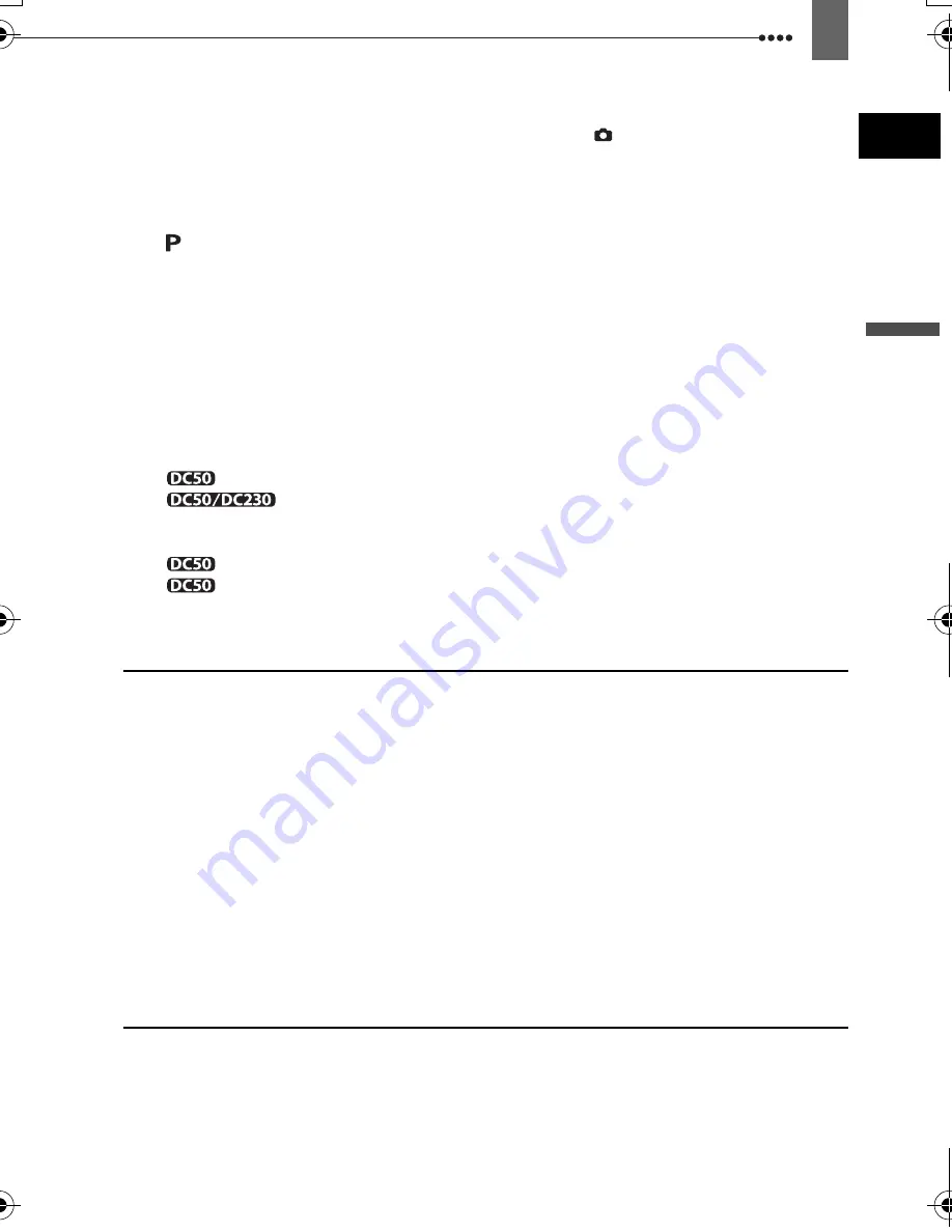 Canon 2055B001 - DC 50 Camcorder Скачать руководство пользователя страница 9