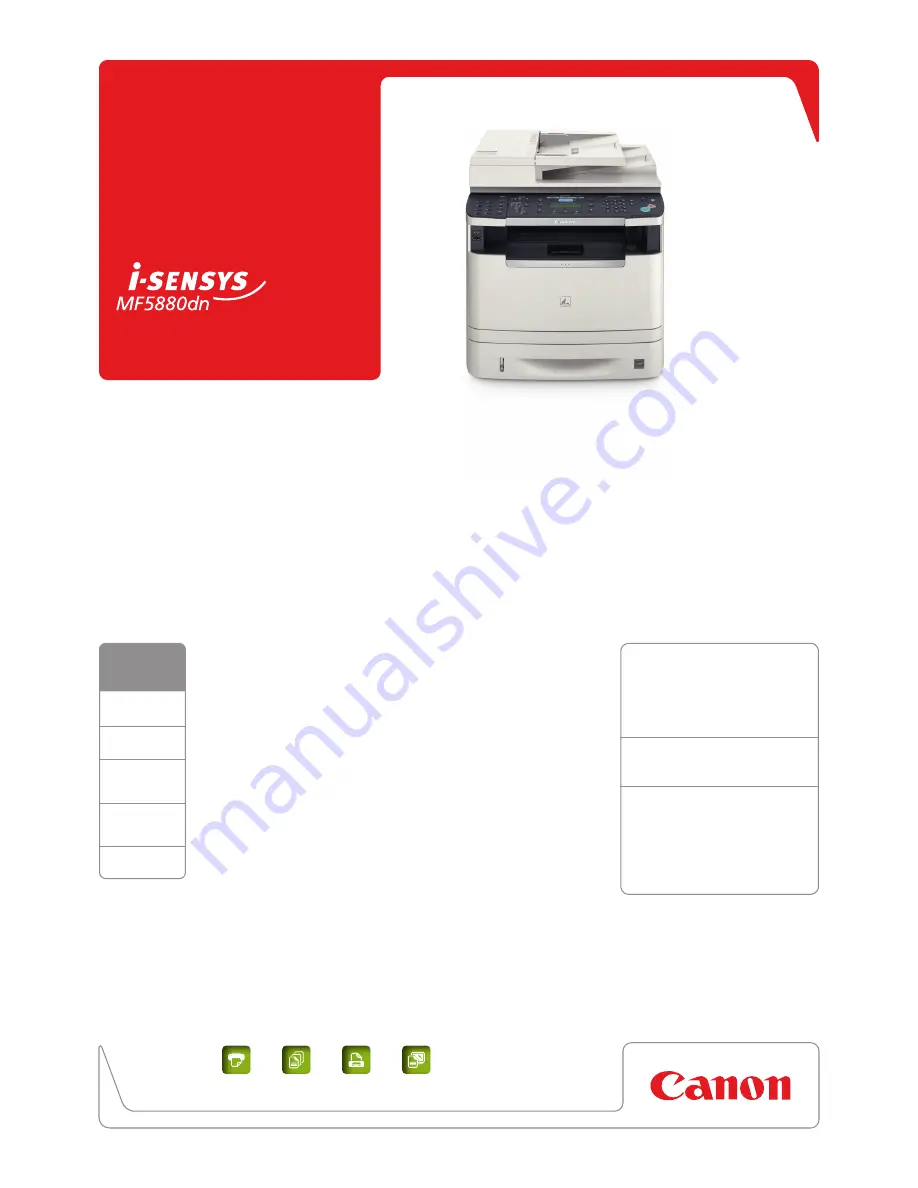 Canon 3920B009 Specifications Download Page 1