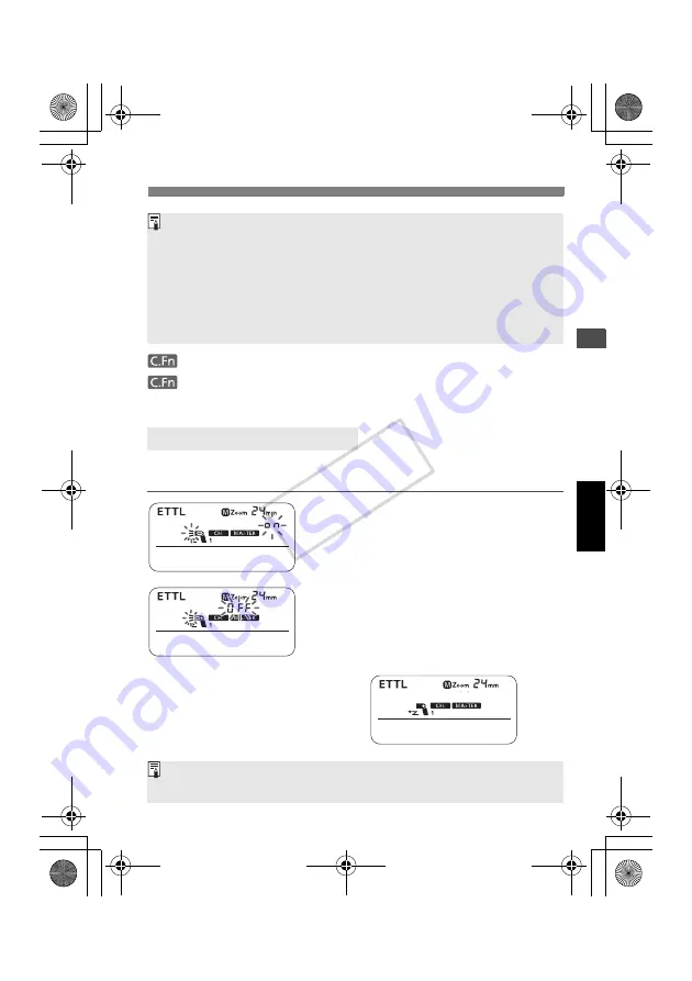 Canon 580EX - Speedlite II - Hot-shoe clip-on Flash Instruction Manual Download Page 40