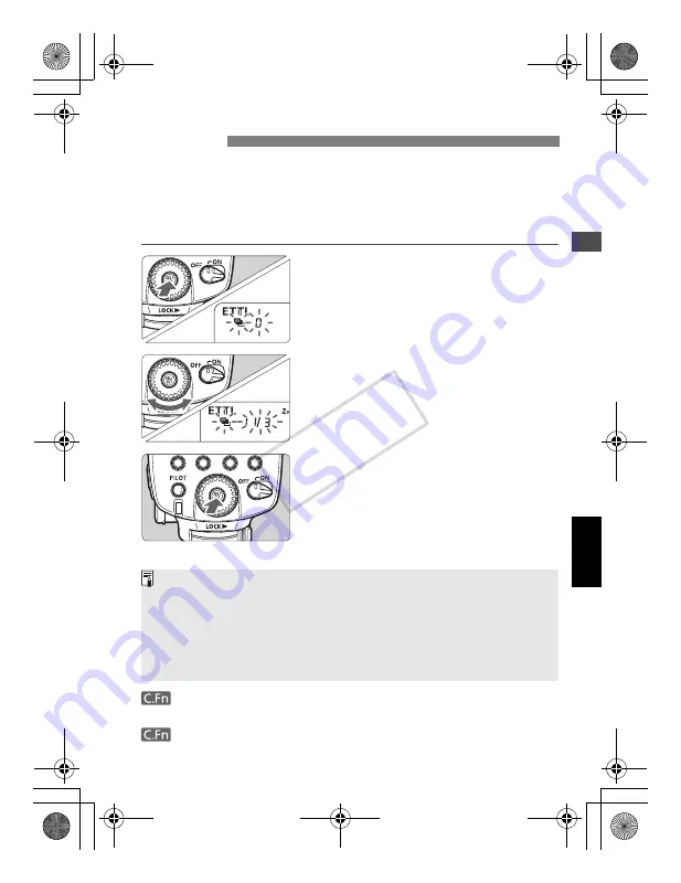 Canon 580EX - Speedlite II - Hot-shoe clip-on Flash Instruction Manual Download Page 74