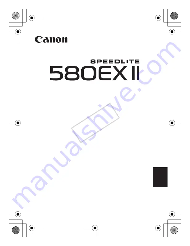 Canon 580EX - Speedlite II - Hot-shoe clip-on Flash Instruction Manual Download Page 118