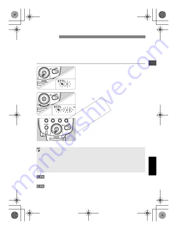 Canon 580EX - Speedlite II - Hot-shoe clip-on Flash Instruction Manual Download Page 132