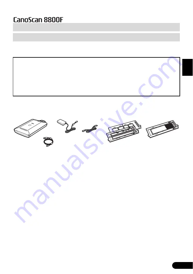 Canon 8800F - CanoScan - Flatbed Scanner Скачать руководство пользователя страница 45