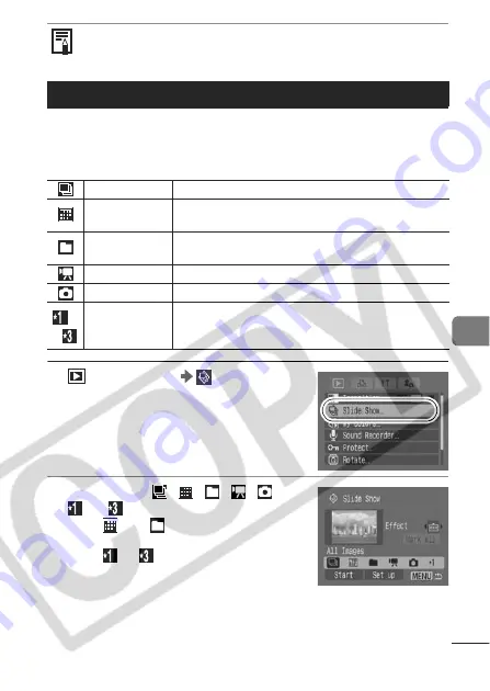 Canon ACANPSS3K1 - PowerShot S3 IS Digital Camera Advanced User'S Manual Download Page 107