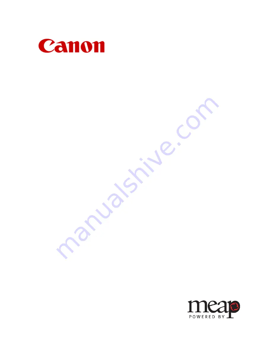 Canon advanced anywhere print Скачать руководство пользователя страница 1