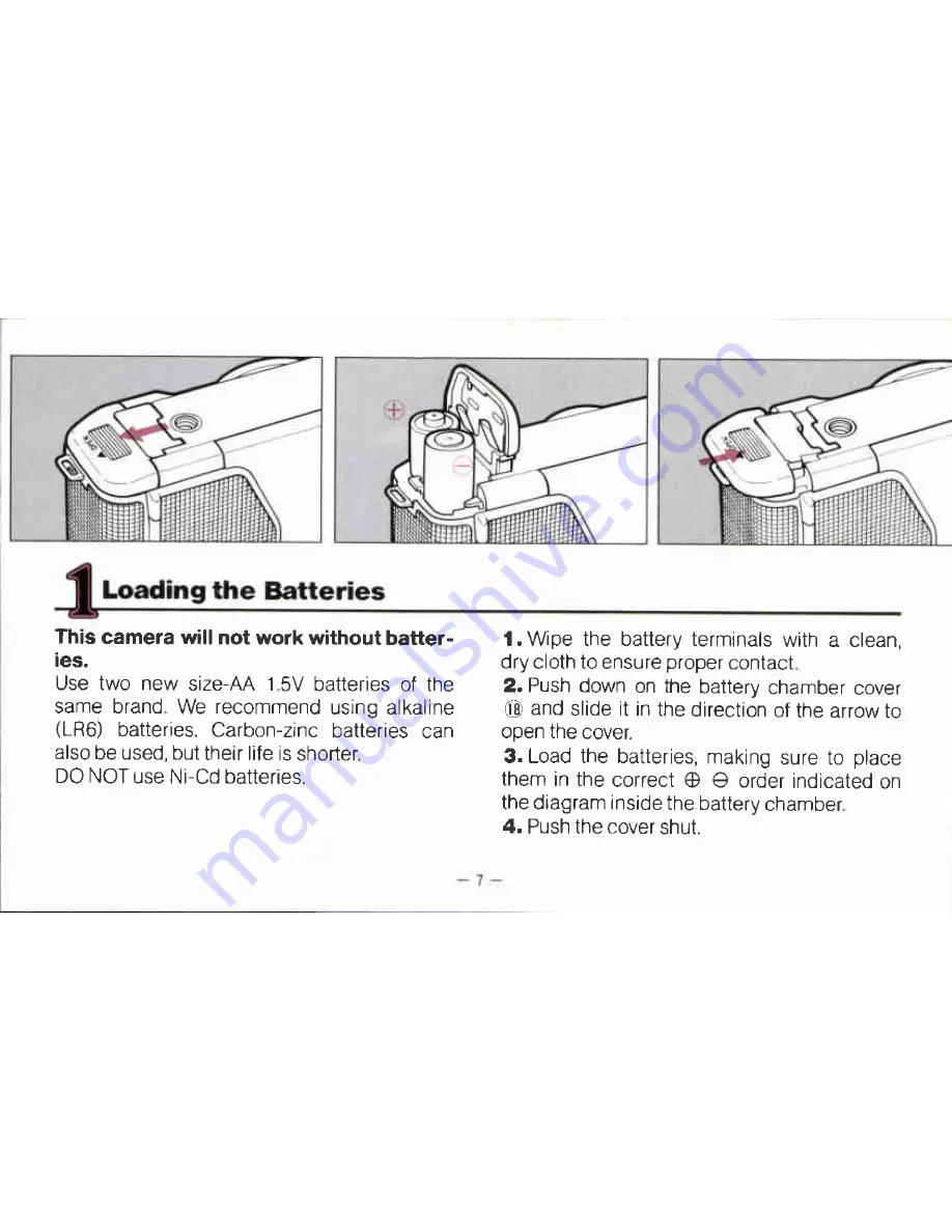 Canon AF35M II Quartz Date Instructions Manual Download Page 7