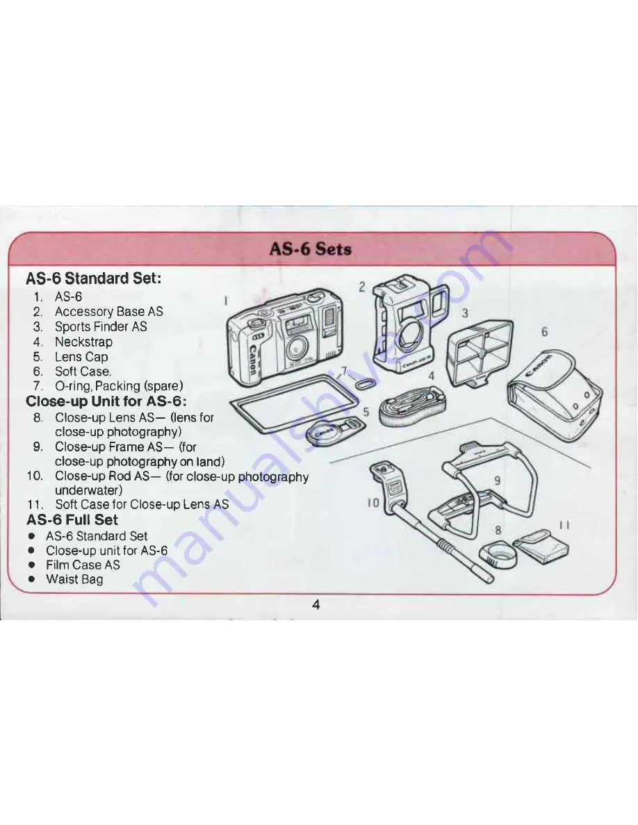 Canon AS 6 Instructions Manual Download Page 2