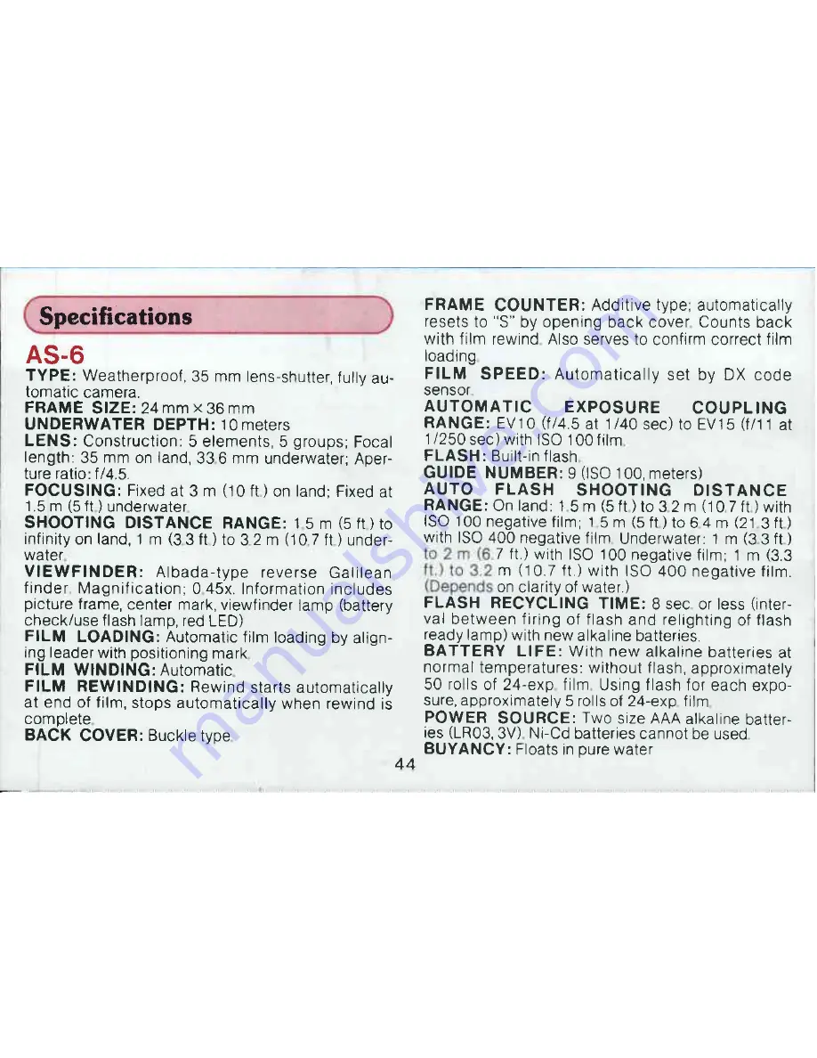 Canon AS 6 Instructions Manual Download Page 46