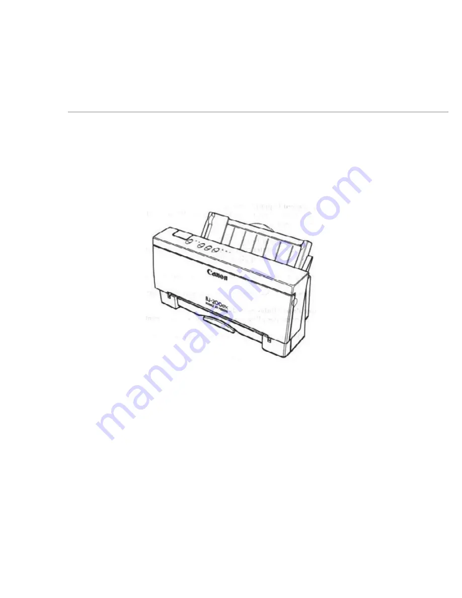 Canon BJ-200EX Скачать руководство пользователя страница 5