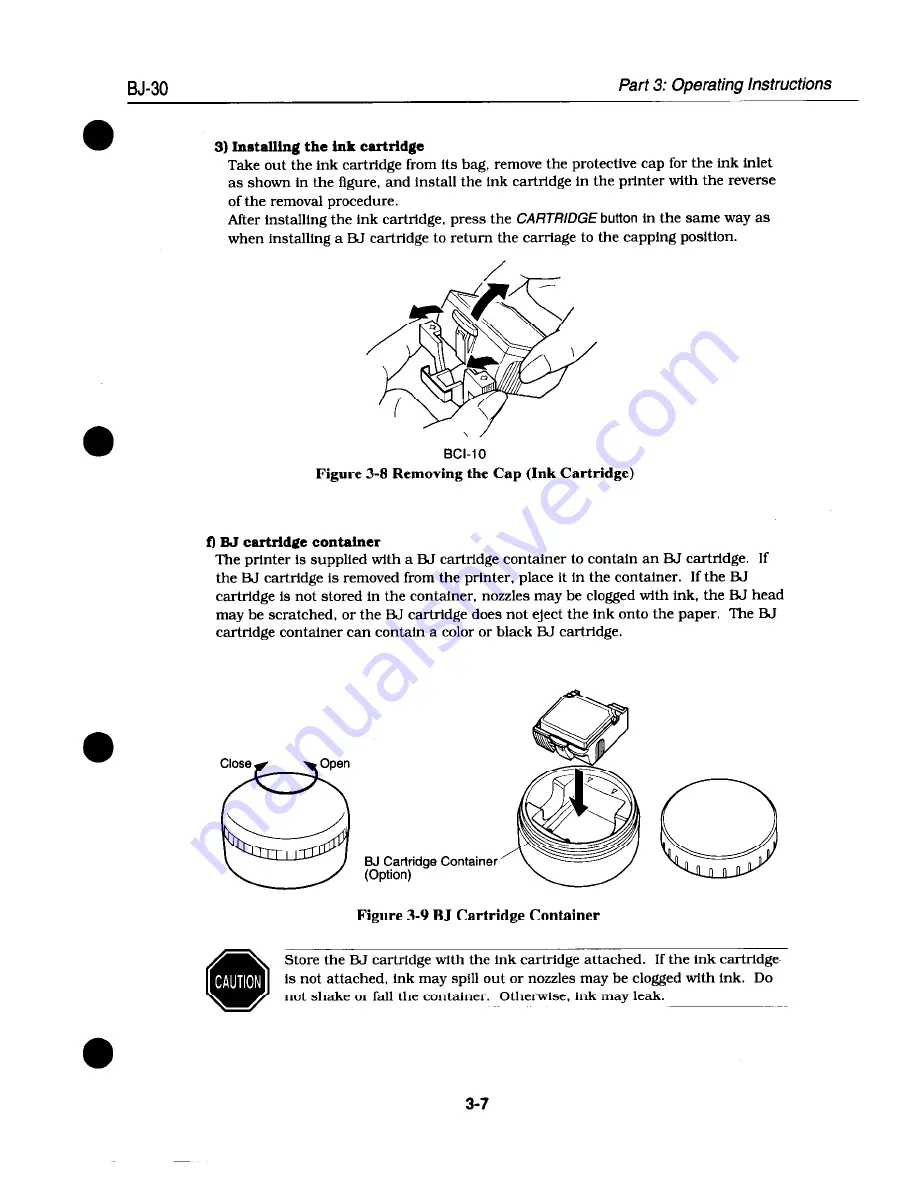 Canon BJ-30 Service Manual Download Page 46