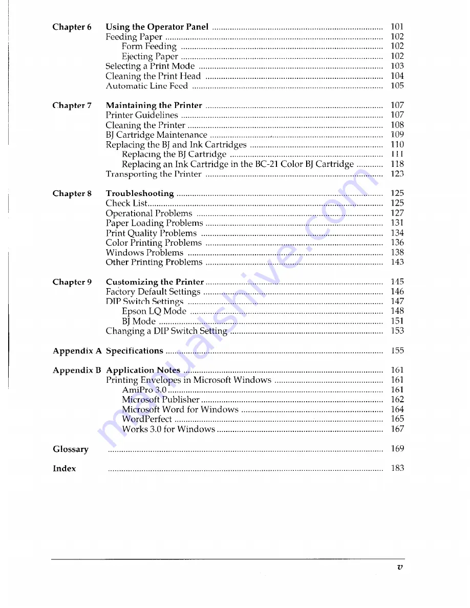 Canon BJC-4000 User Manual Download Page 4