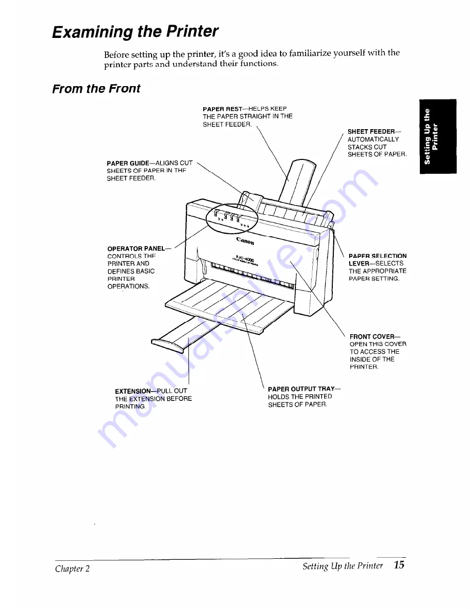 Canon BJC-4000 User Manual Download Page 19