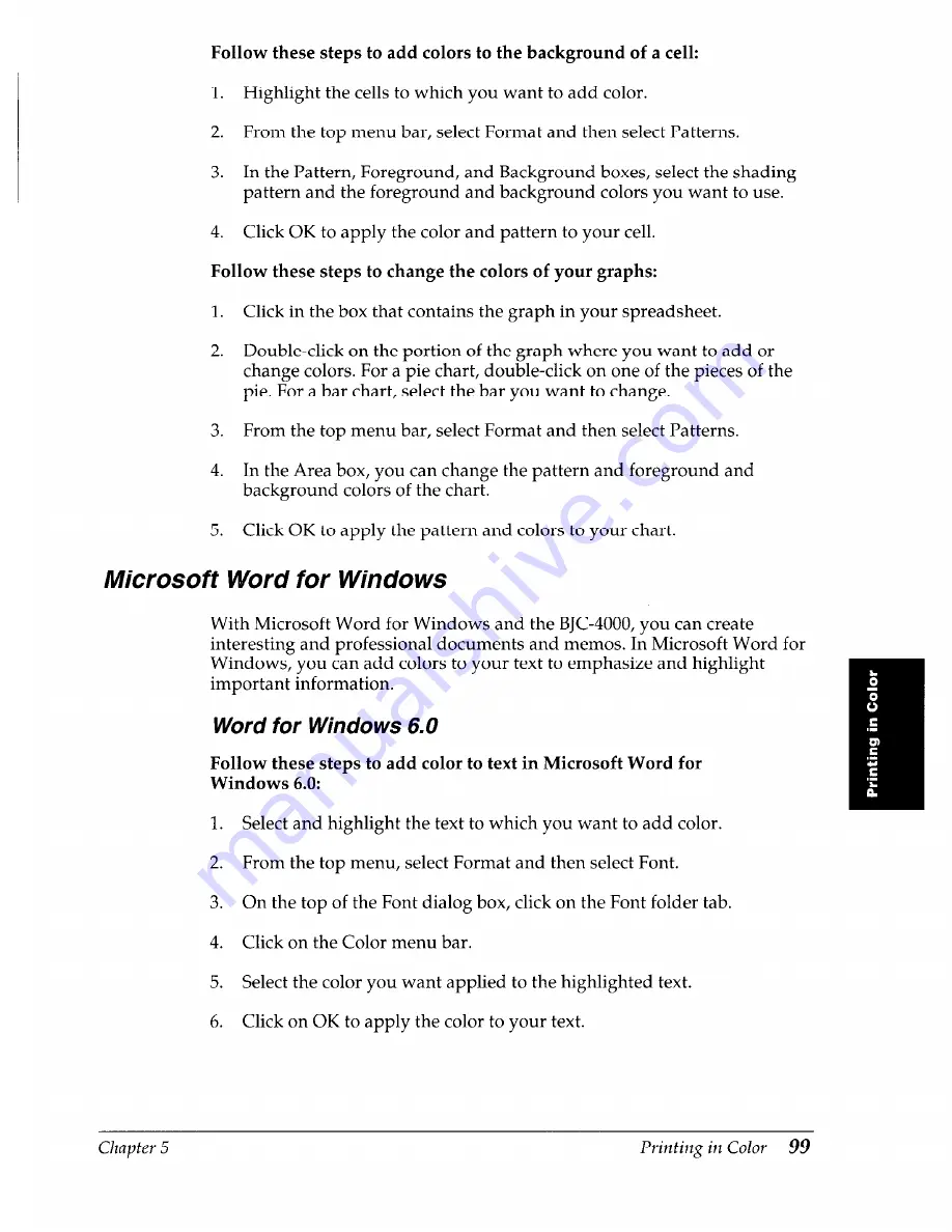 Canon BJC-4000 User Manual Download Page 103