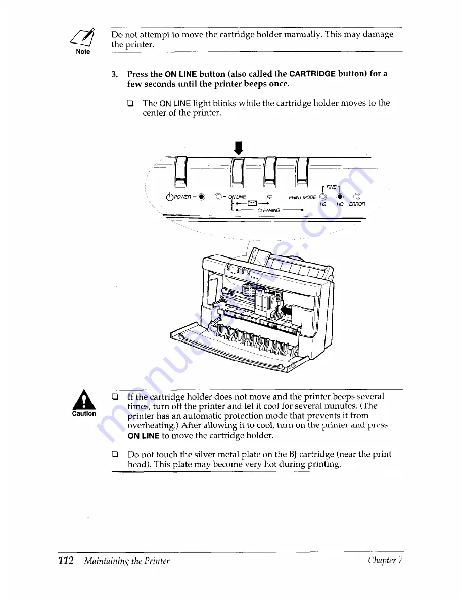 Canon BJC-4000 User Manual Download Page 116