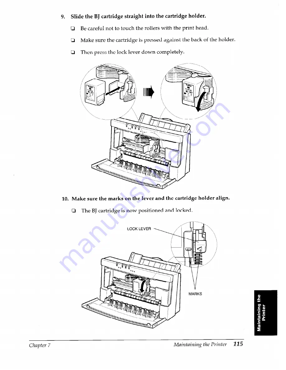 Canon BJC-4000 Скачать руководство пользователя страница 119