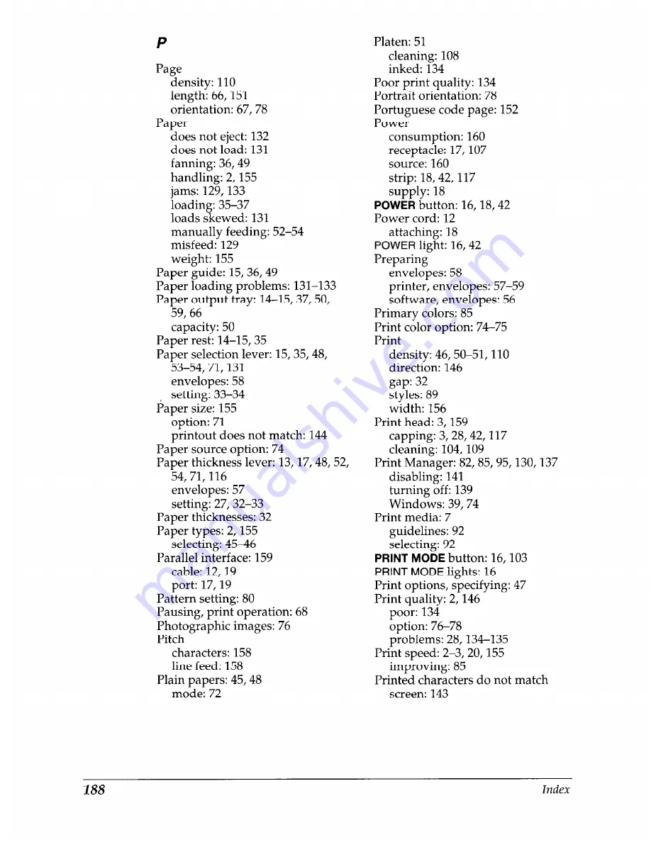 Canon BJC-4000 User Manual Download Page 192