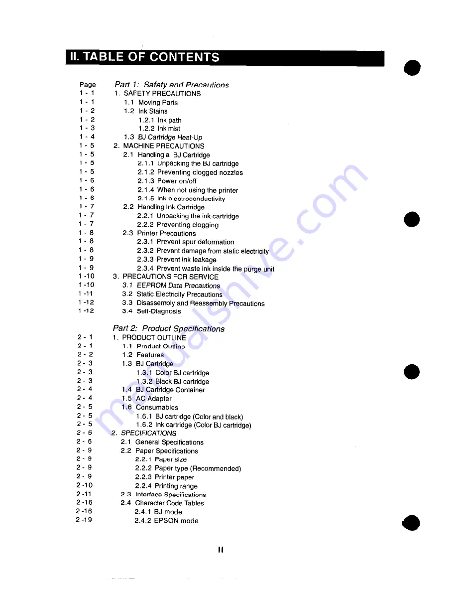 Canon BJC-4100 Скачать руководство пользователя страница 4