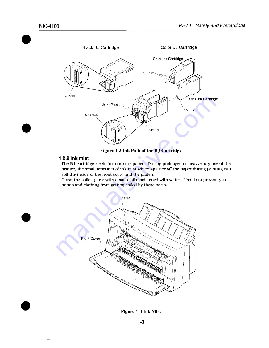 Canon BJC-4100 Скачать руководство пользователя страница 13