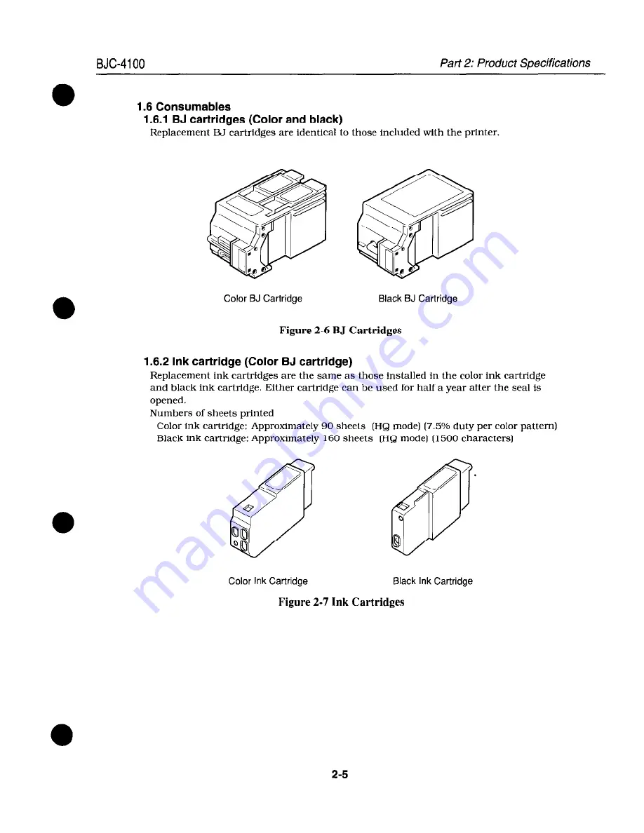 Canon BJC-4100 Скачать руководство пользователя страница 27