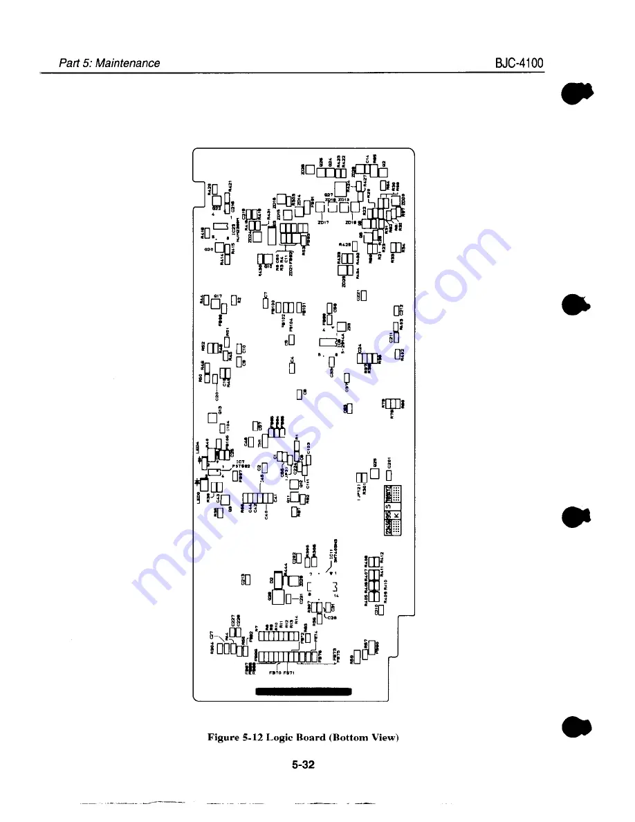 Canon BJC-4100 Service Manual Download Page 136