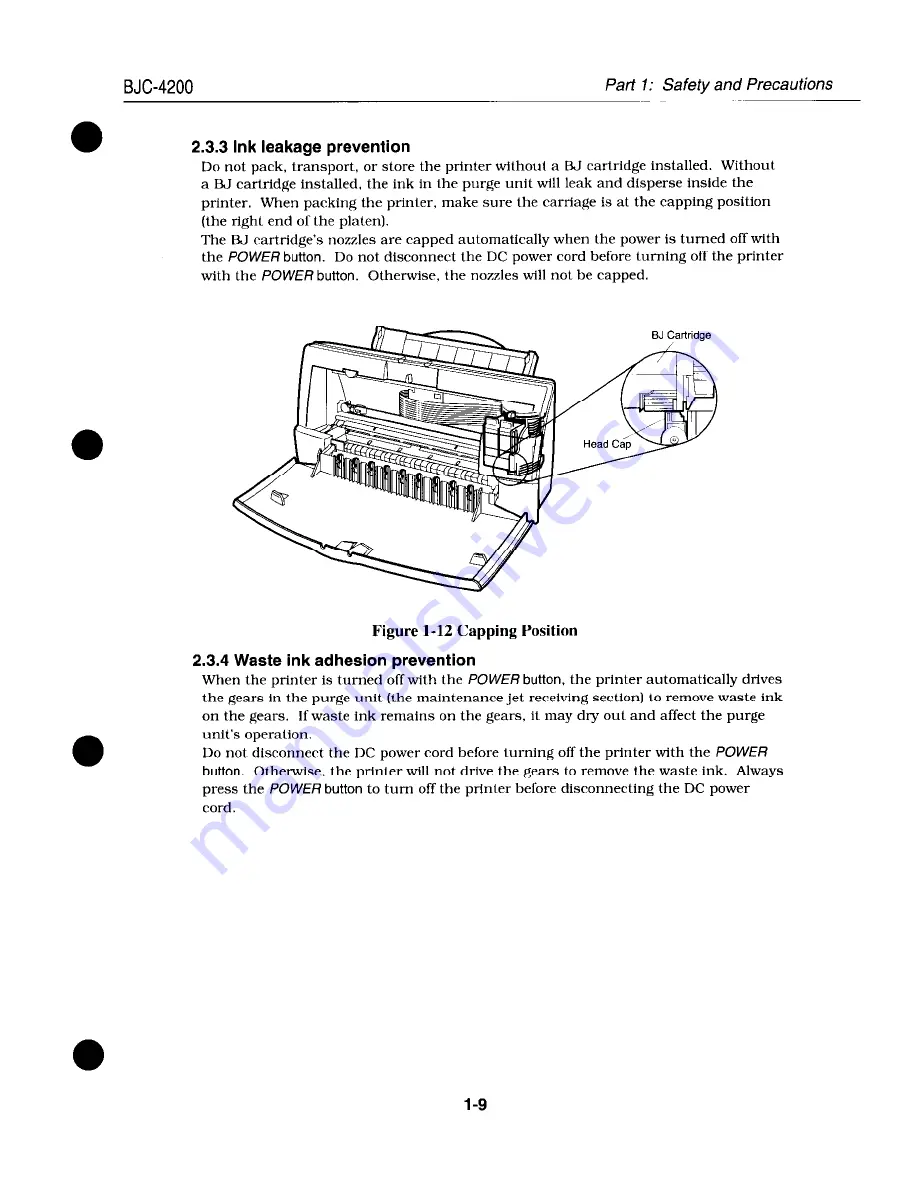 Canon BJC-4200 Color Bubble Jet Скачать руководство пользователя страница 19