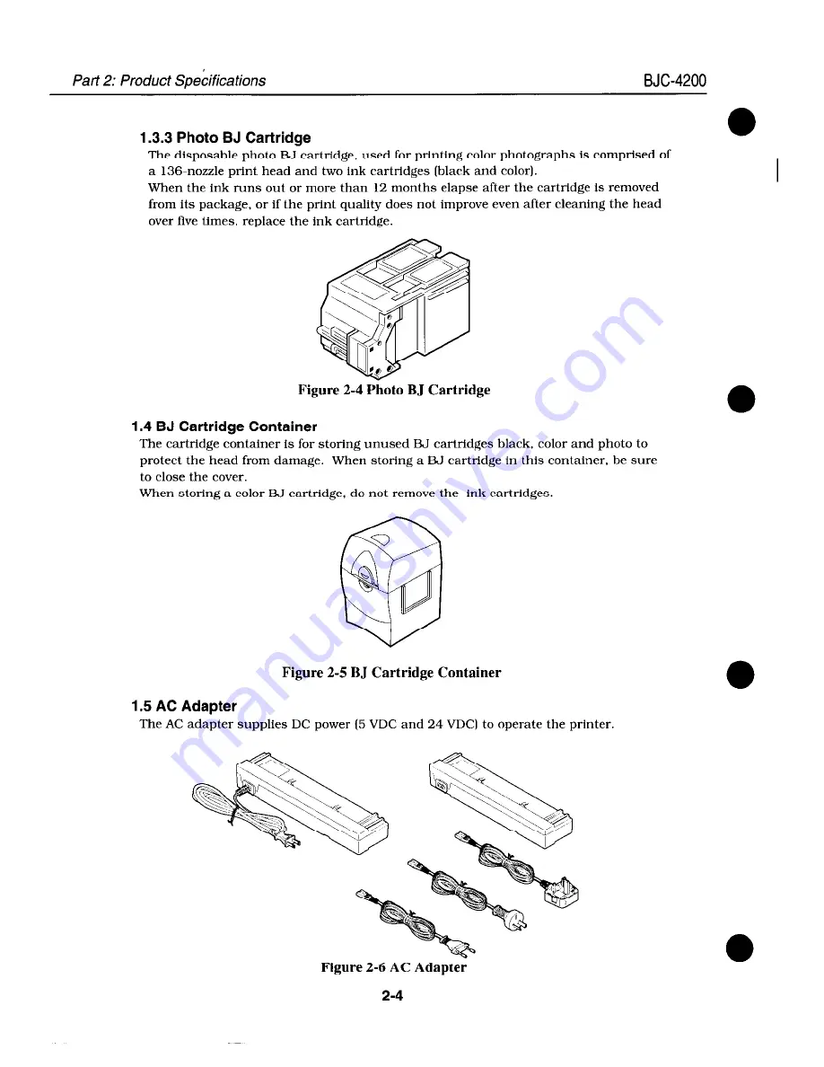 Canon BJC-4200 Color Bubble Jet Скачать руководство пользователя страница 26