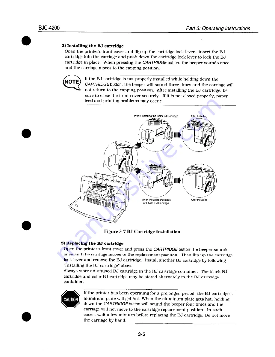 Canon BJC-4200 Color Bubble Jet Скачать руководство пользователя страница 47