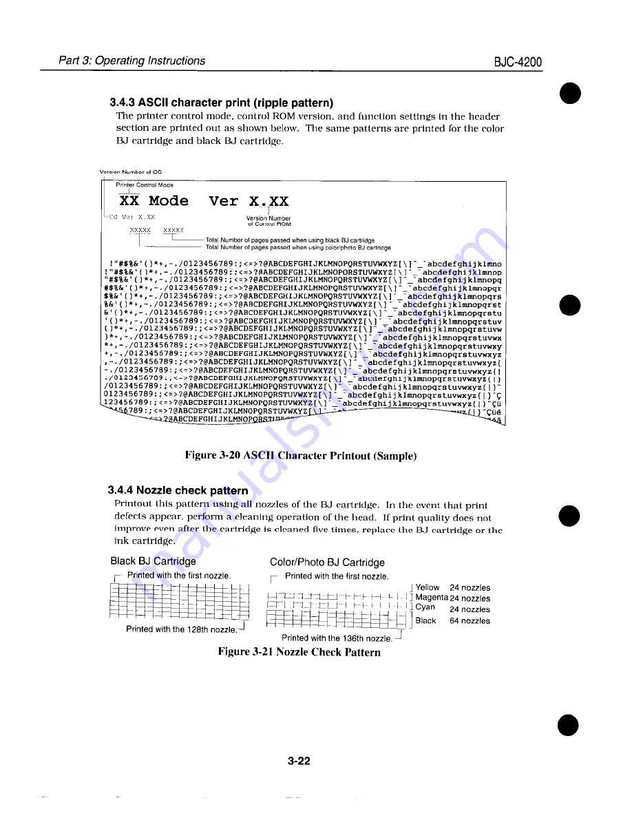 Canon BJC-4200 Color Bubble Jet Service Manual Download Page 64