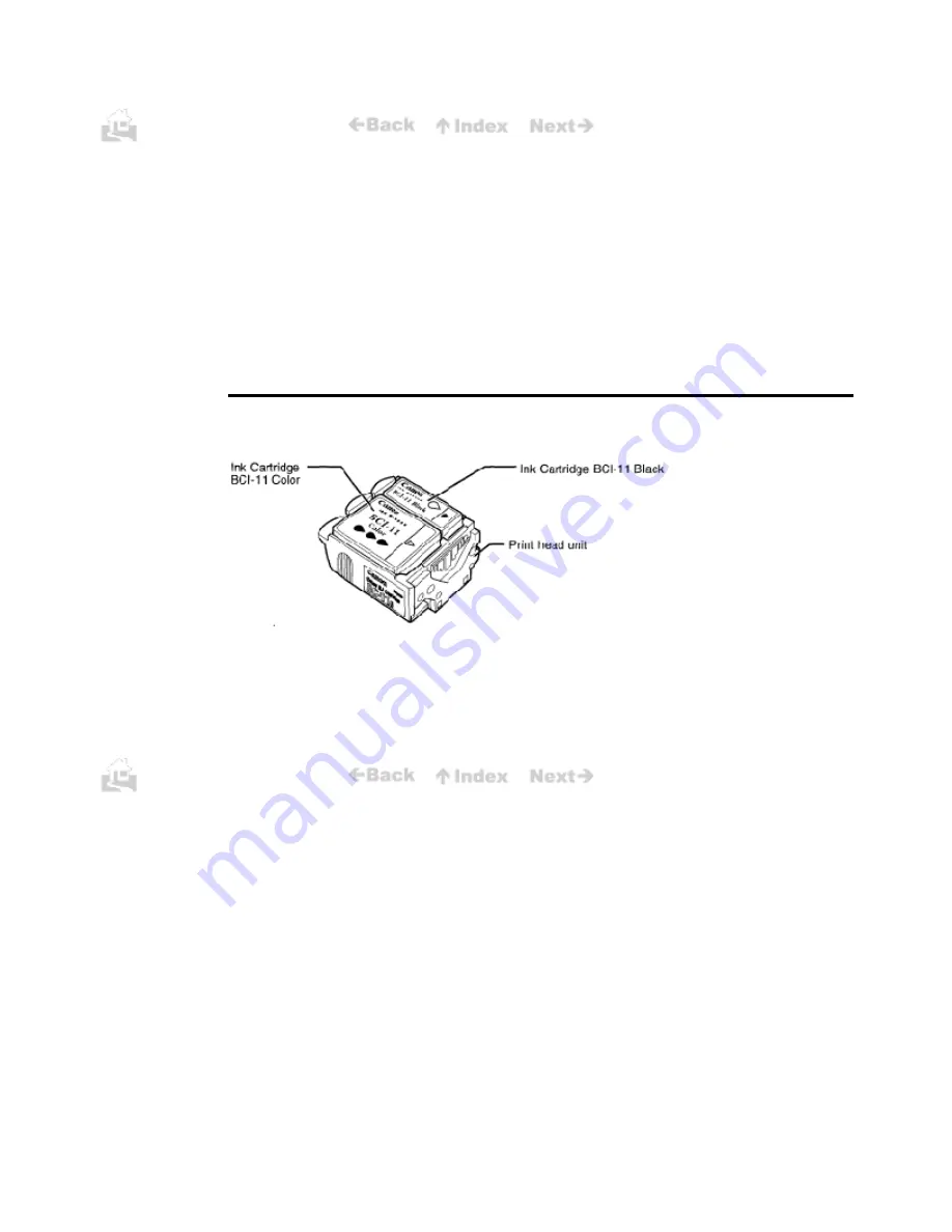 Canon BJC-50 User Manual Download Page 11