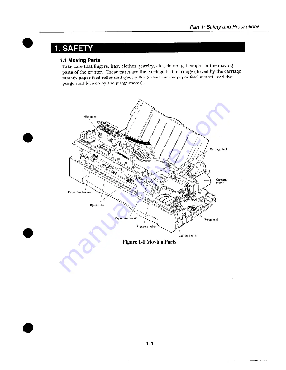 Canon BJC-600 Service Manual Download Page 10