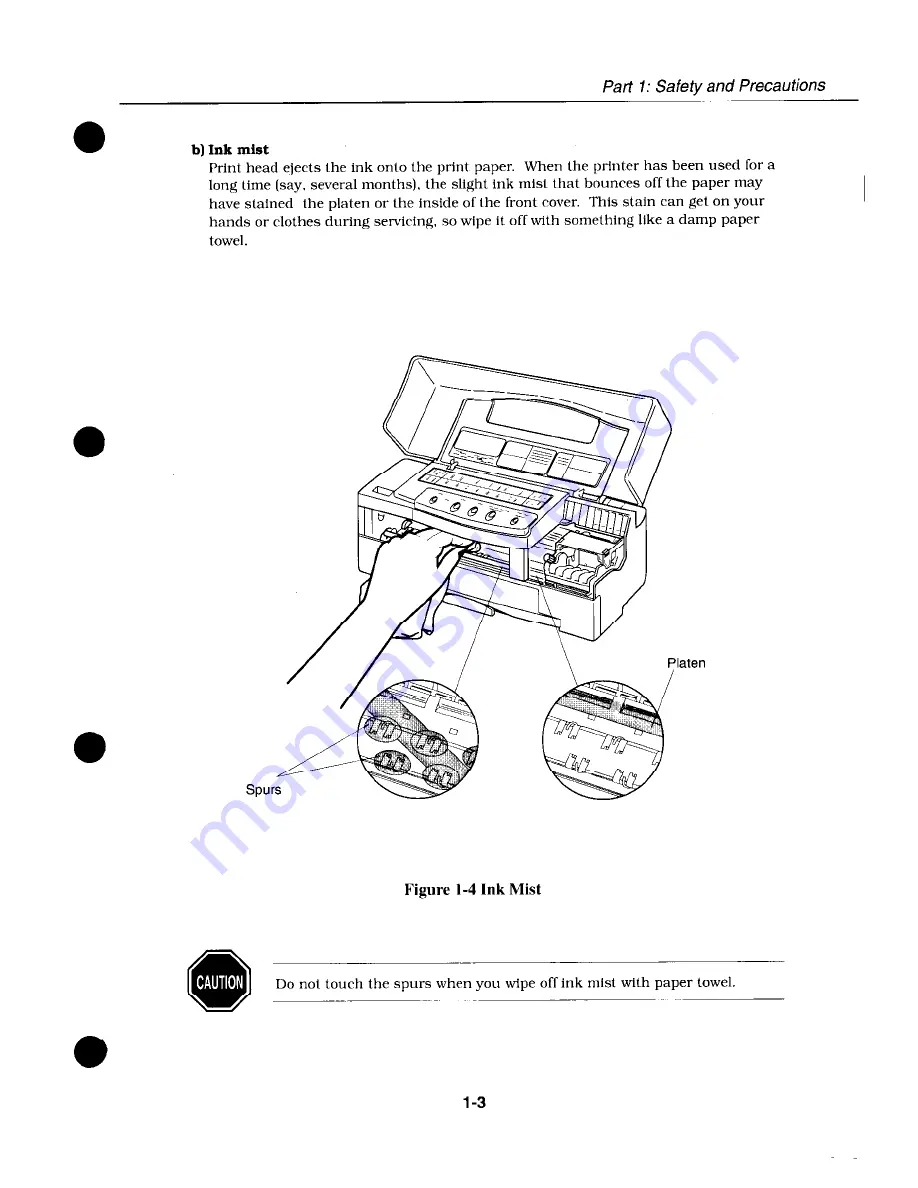 Canon BJC-600 Service Manual Download Page 12