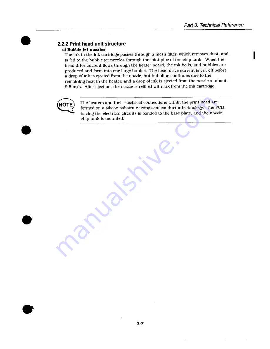 Canon BJC-600 Service Manual Download Page 61