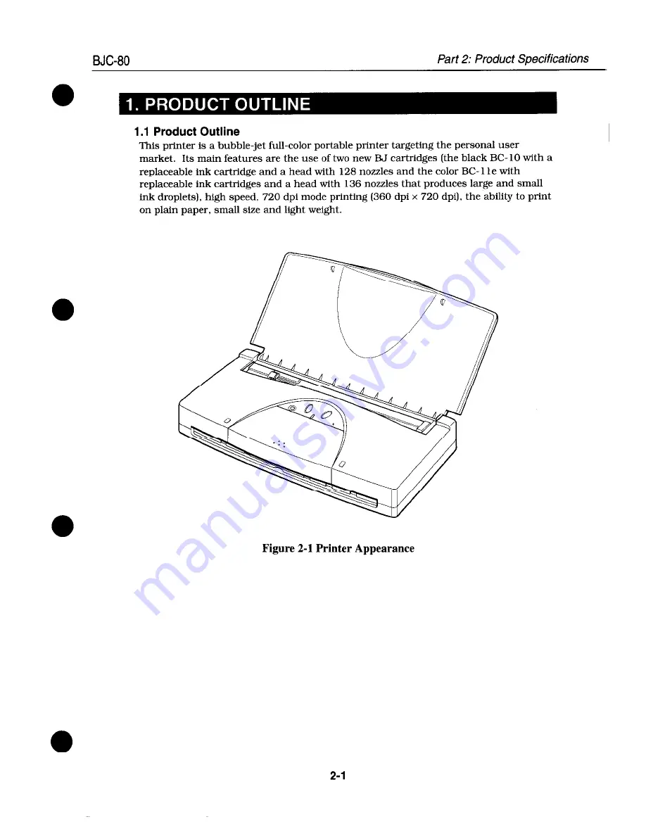 Canon BJC-80 Скачать руководство пользователя страница 26