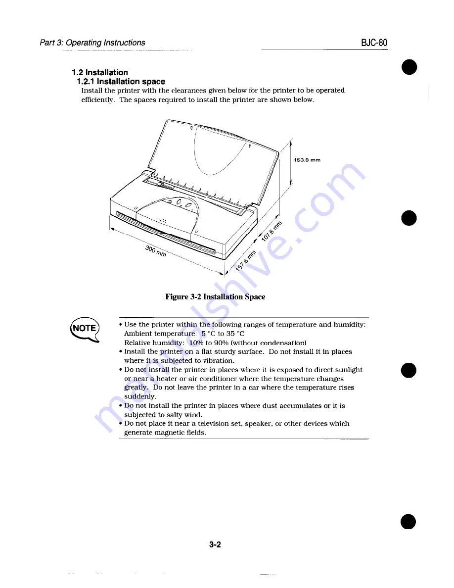 Canon BJC-80 Service Manual Download Page 55