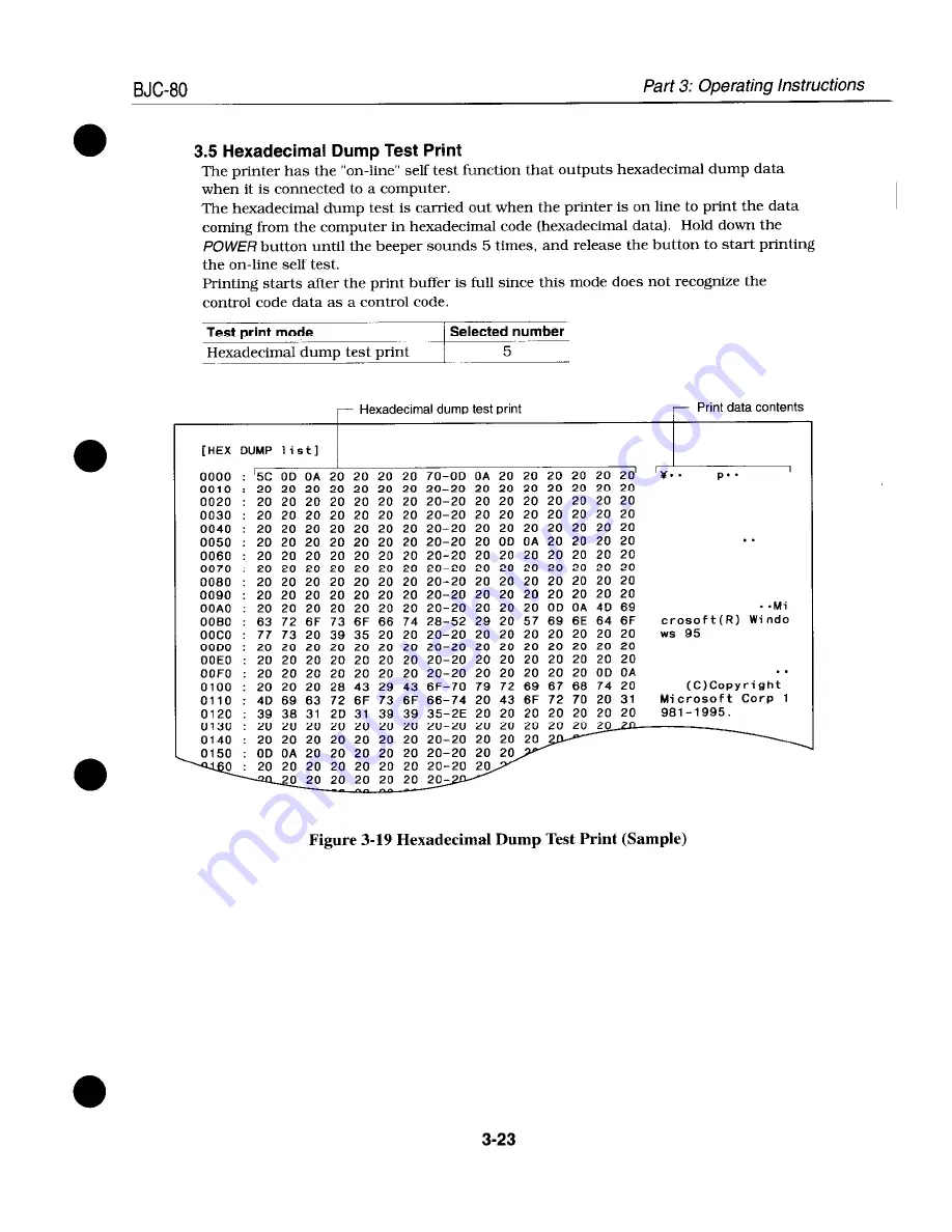 Canon BJC-80 Service Manual Download Page 76