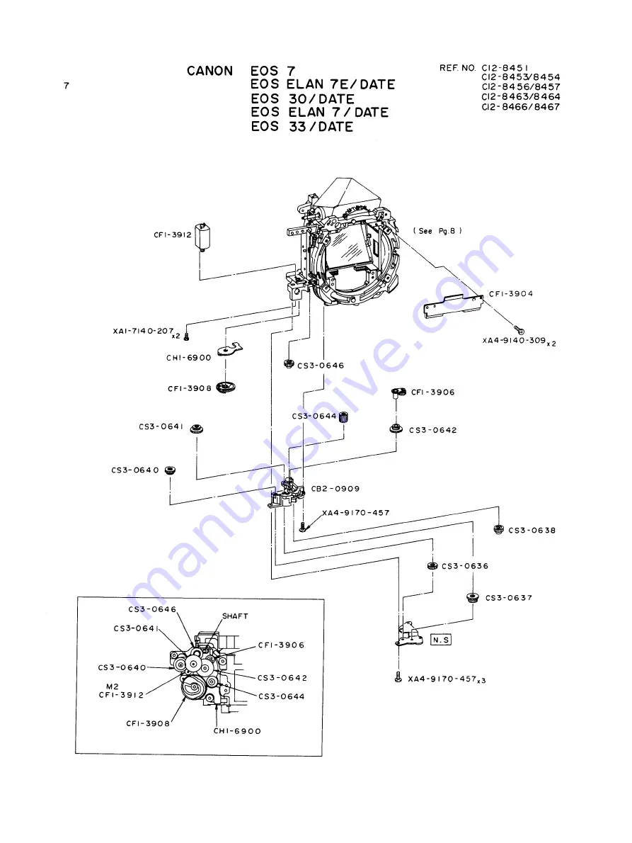 Canon C12-8453 Service Manual Download Page 210