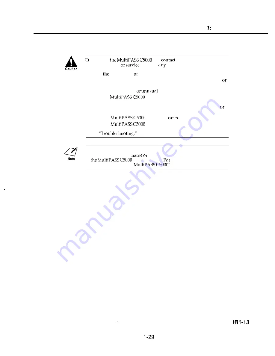 Canon C5000 - MultiPASS Color Inkjet Printer Service Manual Download Page 43