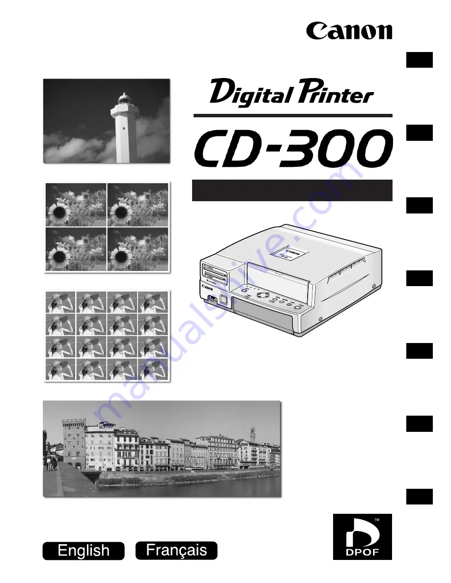 Canon CD-300 User Manual Download Page 1