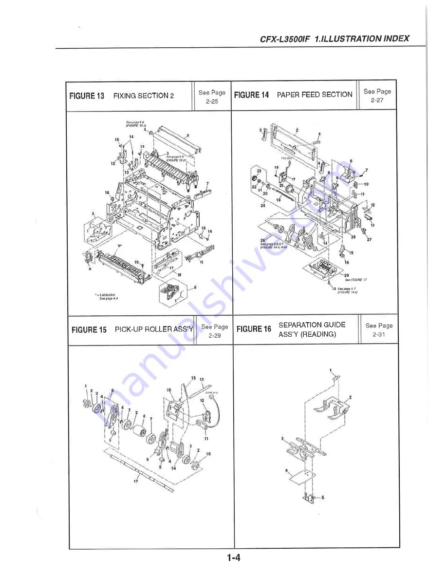 Canon CFX-L3500 IF Parts List Download Page 9