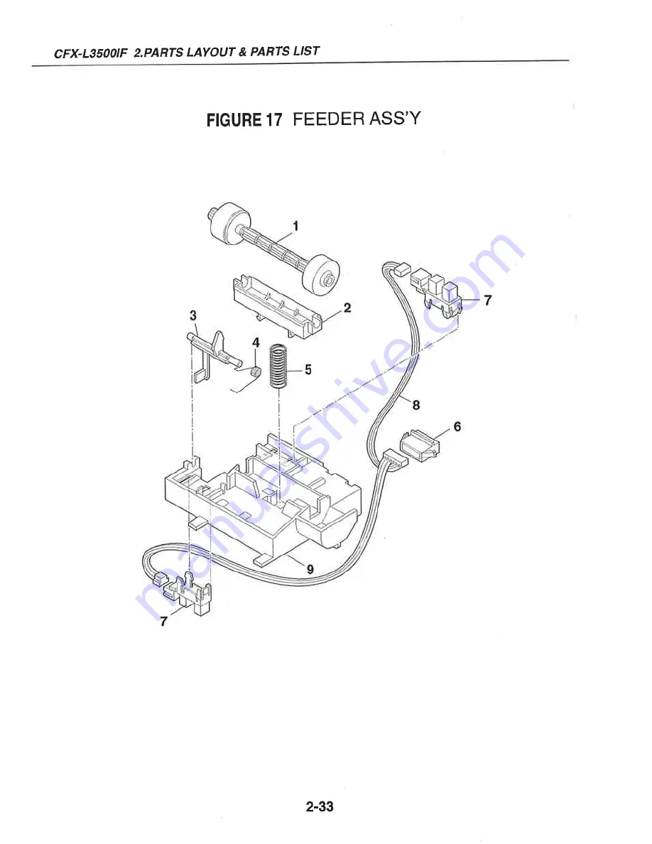 Canon CFX-L3500 IF Parts List Download Page 44