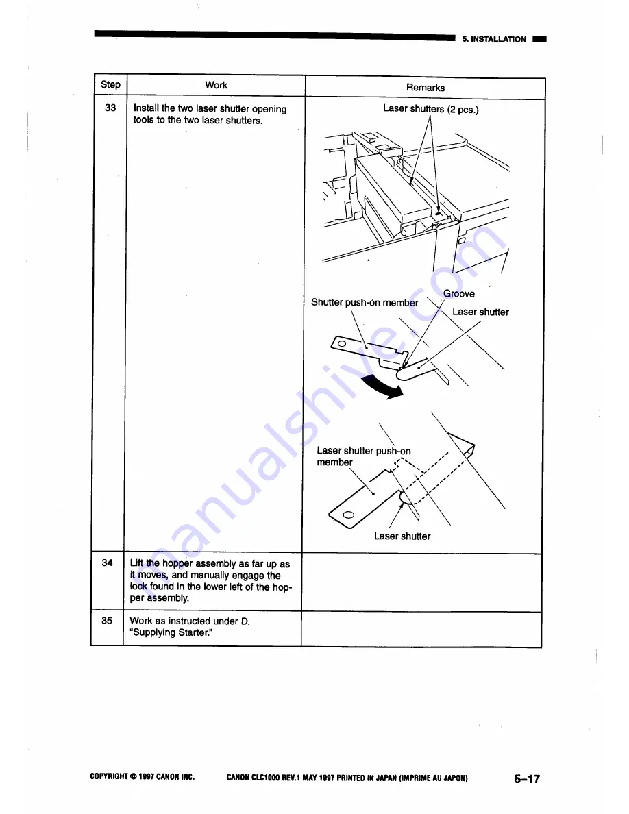 Canon CLC1000 Service Manual Download Page 512