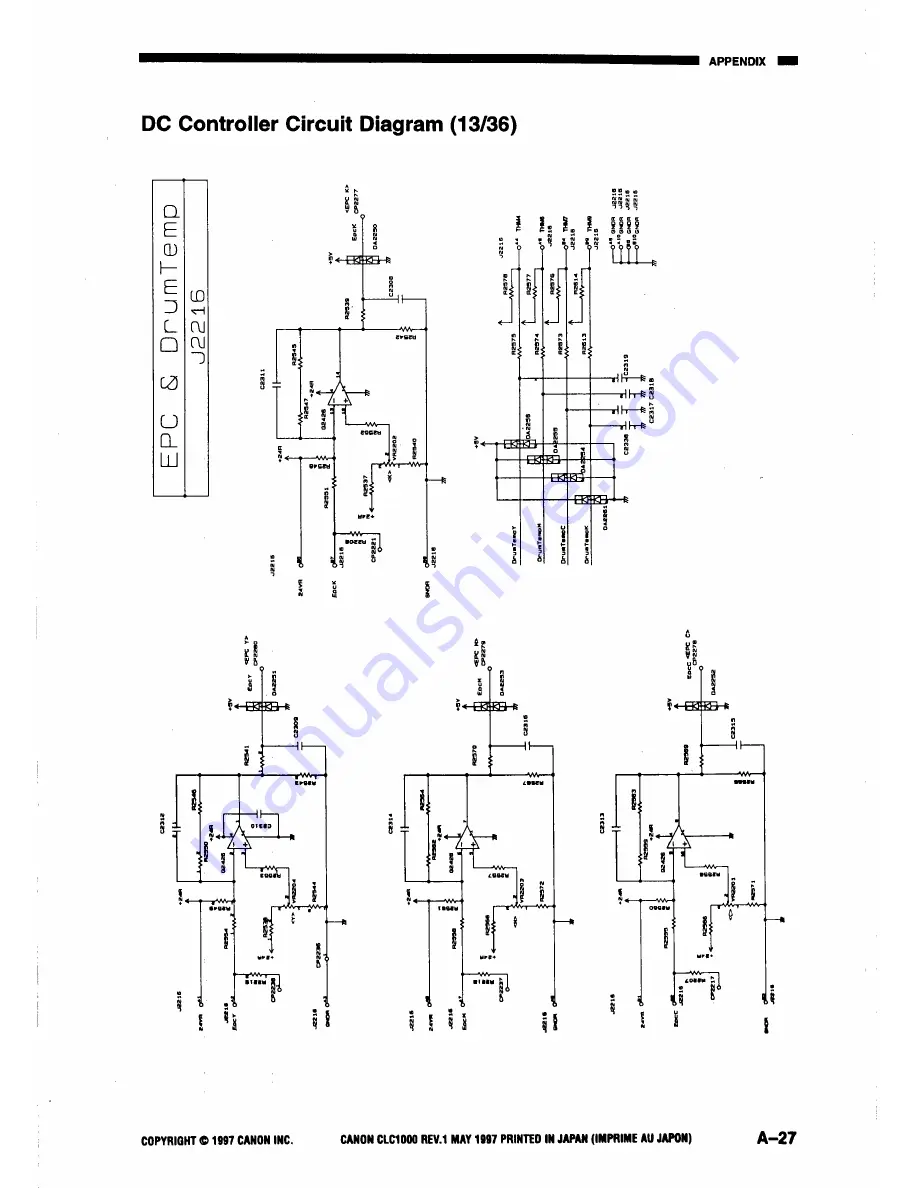 Canon CLC1000 Service Manual Download Page 570