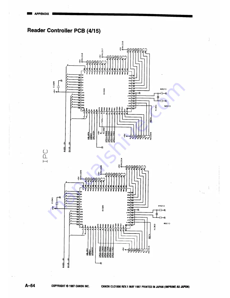 Canon CLC1000 Service Manual Download Page 597