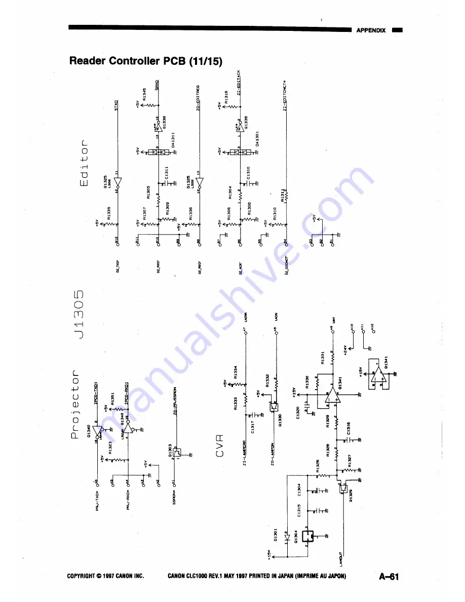 Canon CLC1000 Service Manual Download Page 604