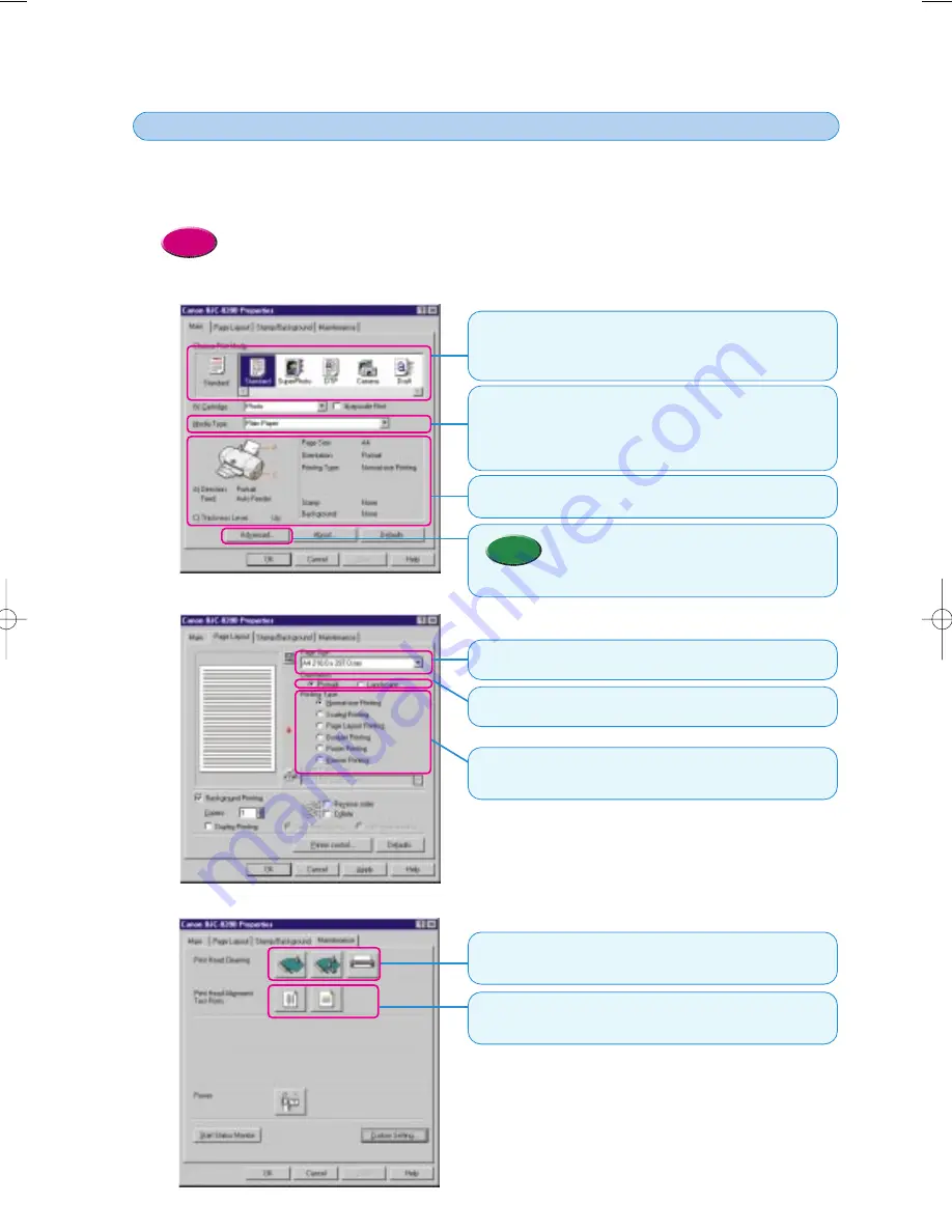 Canon Color Bubble Jet BJC-8200 User Manual Download Page 34