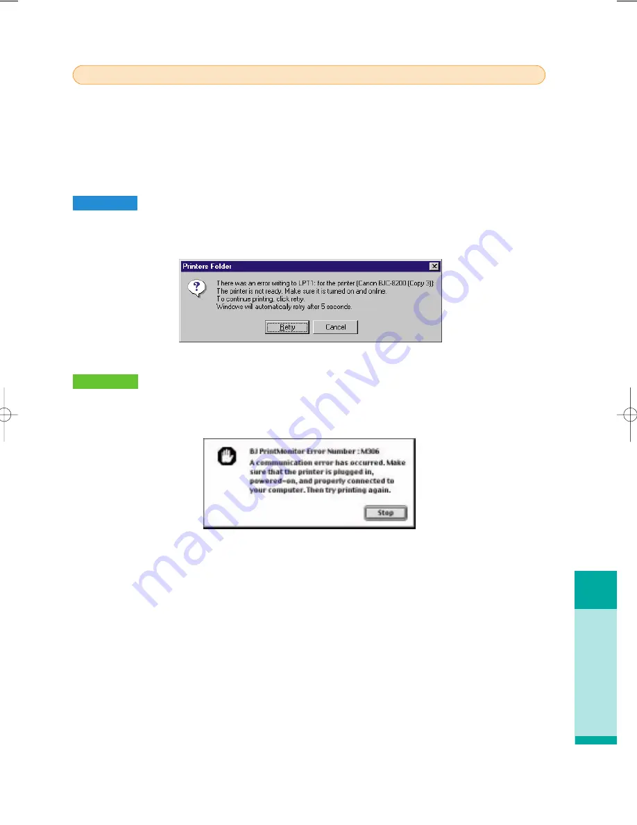 Canon Color Bubble Jet BJC-8200 User Manual Download Page 61