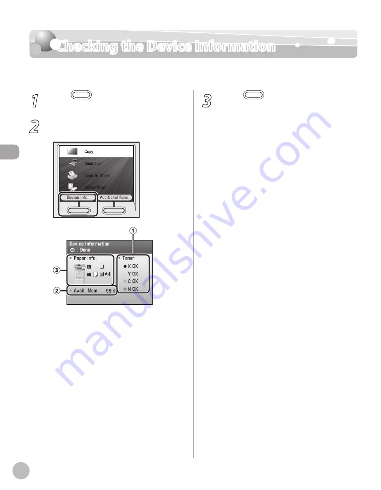 Canon Color imageCLASS MF9220Cdn Скачать руководство пользователя страница 43